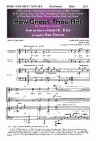 How Great Thou Art SSAA choral sheet music cover Thumbnail